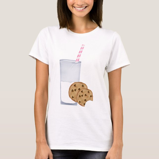Camiseta leche y galletas (Anverso)