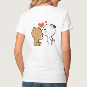 Camiseta leche y mocha