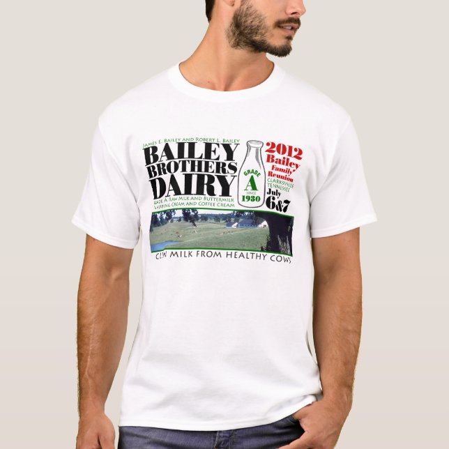Camiseta Lechería de los hermanos de Bailey (Anverso)