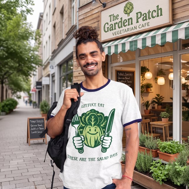 Camiseta Lechuga Come, Estos Son Los Días De Ensalada (Subido por el creador)