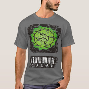 Camiseta Lechuga de ensalada de alimentos con problemas