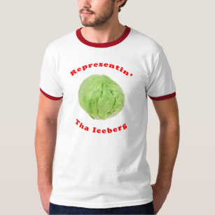 Camiseta Lechuga de iceberg del tha de Representin
