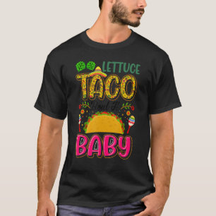 Camiseta Lechuga de Invitación para bebé Taco sobre un bebé