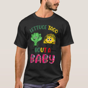 Camiseta Lechuga de Invitación para bebé Taco sobre un bebé