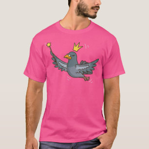Camiseta Lechuga de lechón silvestre Mystical Bird Pigeon F