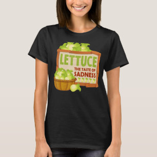 Camiseta Lechuga El Sabor De La Tristeza Vegan La Comida Ve