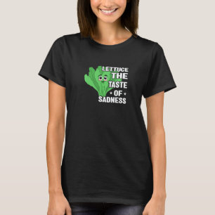 Camiseta Lechuga El Sabor De La Tristeza Vegano Veganismo