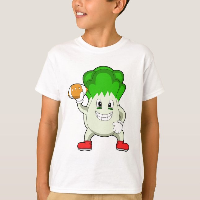 Camiseta Lechuga en los deportes de fútbol (Anverso)