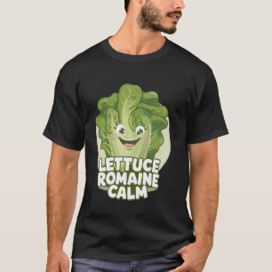 Camiseta Lechuga romana tranquila vegana vegetariana Lechug