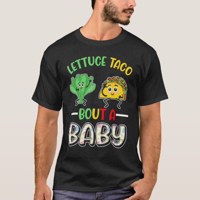 Camiseta Lechuga Taco sobre un bebé 1 (Anverso)