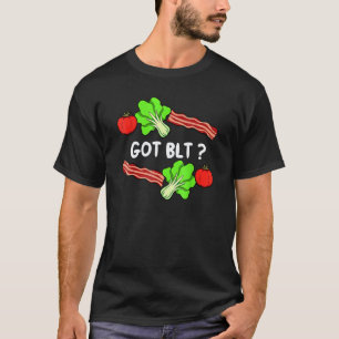 Camiseta Lechuga Tocino Tomate Hoja Verdura Vegetariano Ve