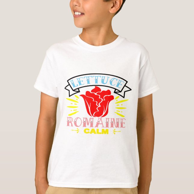 Camiseta Lechuga tranquila (Anverso)