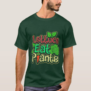 Camiseta Lechugas Comen Plantas Vegetarias