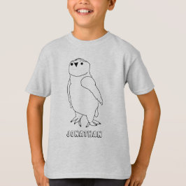 Camiseta - Lechuza a color con nombre