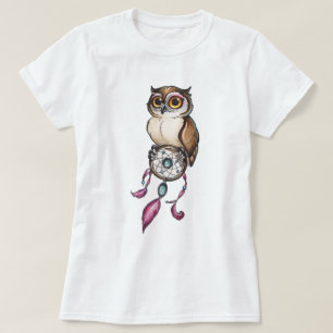 Camiseta Lechuza acuarela