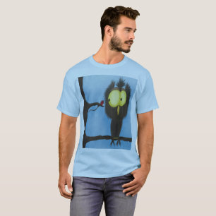 Camiseta Lechuza Adorable Y Colorida Oliver