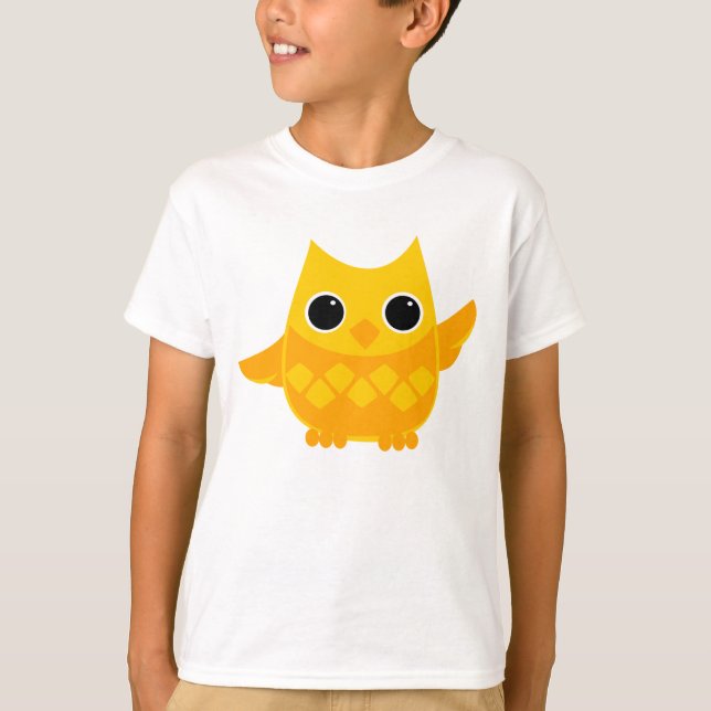 Camiseta Lechuza amarilla (Anverso)