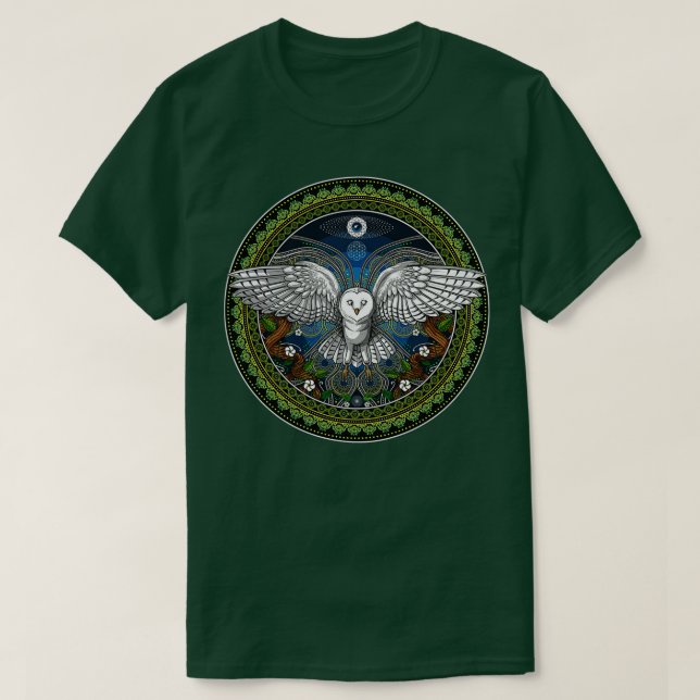 Camiseta Lechuza Ayahuasca (Diseño del anverso)