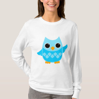 Camiseta Lechuza azul