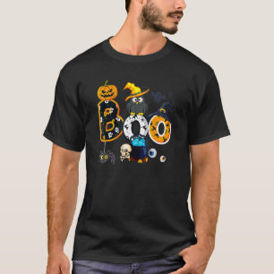 Camiseta Lechuza Boo Con Arañas Gorras Brujas Chica De Hall