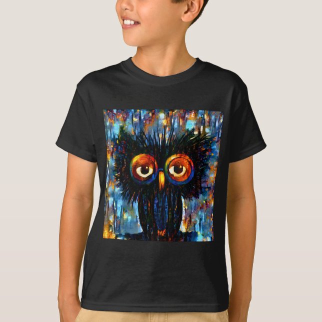 Camiseta Lechuza brillante y sabia (Anverso)