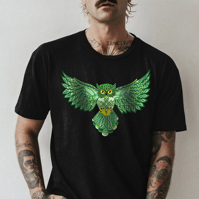 Camiseta Lechuza Celta Verde (Subido por el creador)