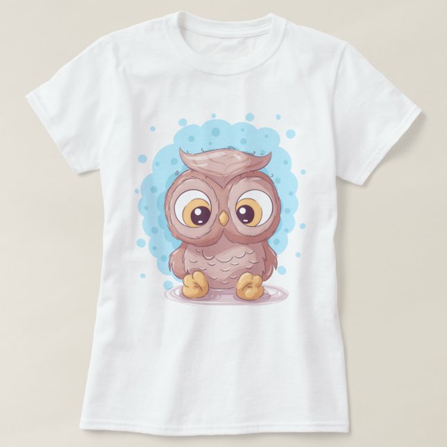 Camiseta Lechuza Cuta (Diseño del anverso)