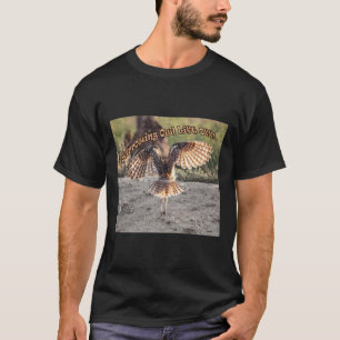 Camiseta Lechuza De Burrowing Desaparece Pegatina