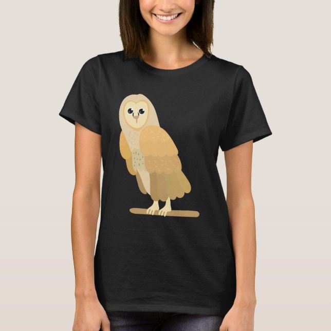 Camiseta Lechuza de campanario (Anverso)