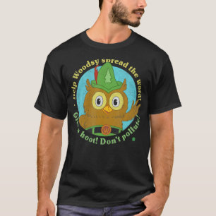 Camiseta Lechuza De Carpintería Que Da Un Capullo Doloroso