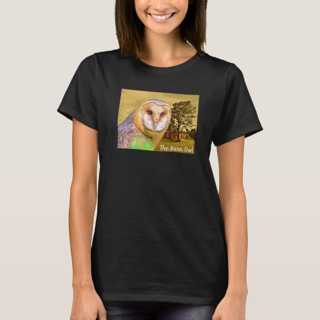 Camiseta Lechuza de granero (Anverso)