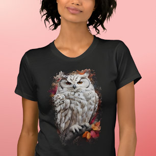 Camiseta Lechuza de granero colorida