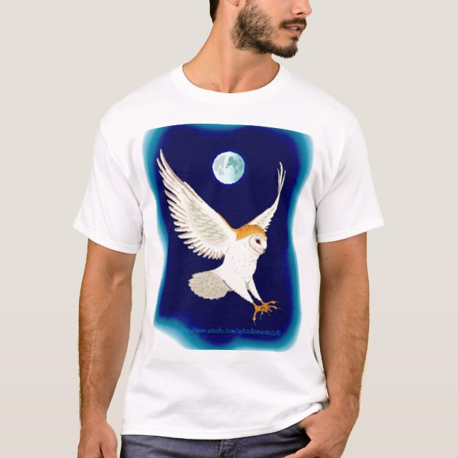 Camiseta "Lechuza de grano en flor" (Anverso)