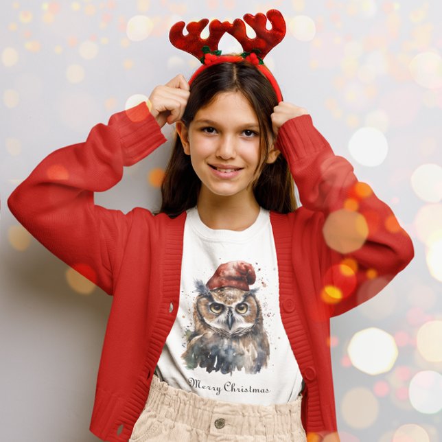 Camiseta Lechuza de invierno encantada, personalizado (Subido por el creador)