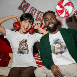 Camiseta Lechuza de invierno encantada, personalizado