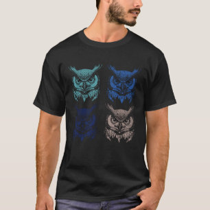 Camiseta Lechuza de la Naturaleza Animal de la Selva Silves