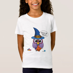 Camiseta Lechuza del asistente del personalizado - Truco o 