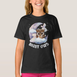 Camiseta Lechuza dorada irritable tomando café