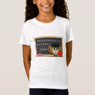 Camiseta Lechuza educativa con Personalizado Apple