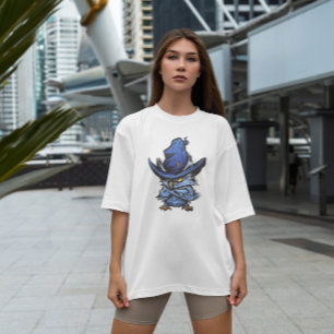 Camiseta Lechuza Enfadada Con Gorra De Brujas