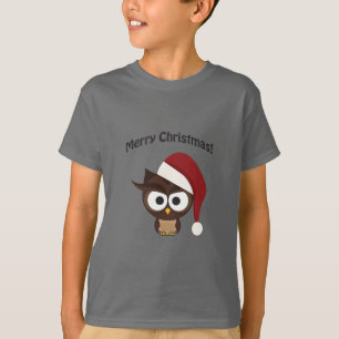 Camiseta Lechuza furiosa de navidad