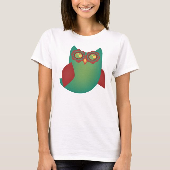 Camiseta Lechuza Hoot Retro (Anverso)