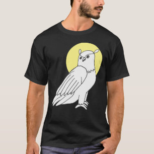 Camiseta Lechuza Ilustracion de aves de Woodland