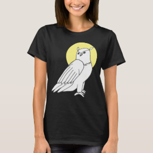 Camiseta Lechuza Ilustracion de aves de Woodland