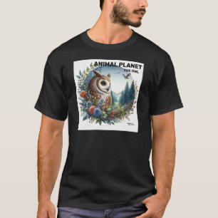 Camiseta Lechuza natural impresa - Arte animal