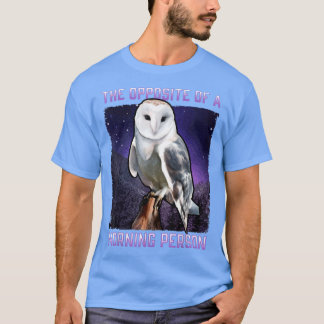 Camiseta Lechuza nevada frente a una noche de pájaro matuti