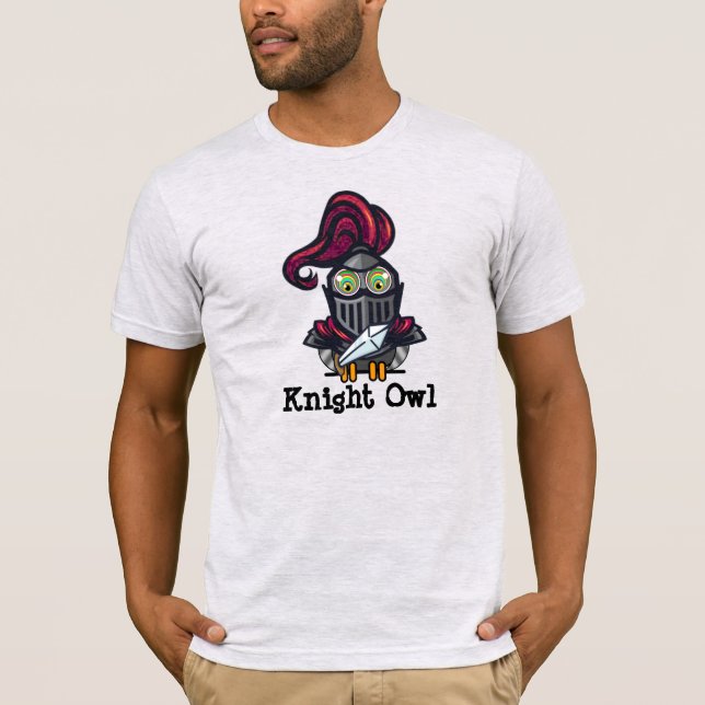 Camiseta Lechuza nocturna vestida en la armería de Knight (Anverso)