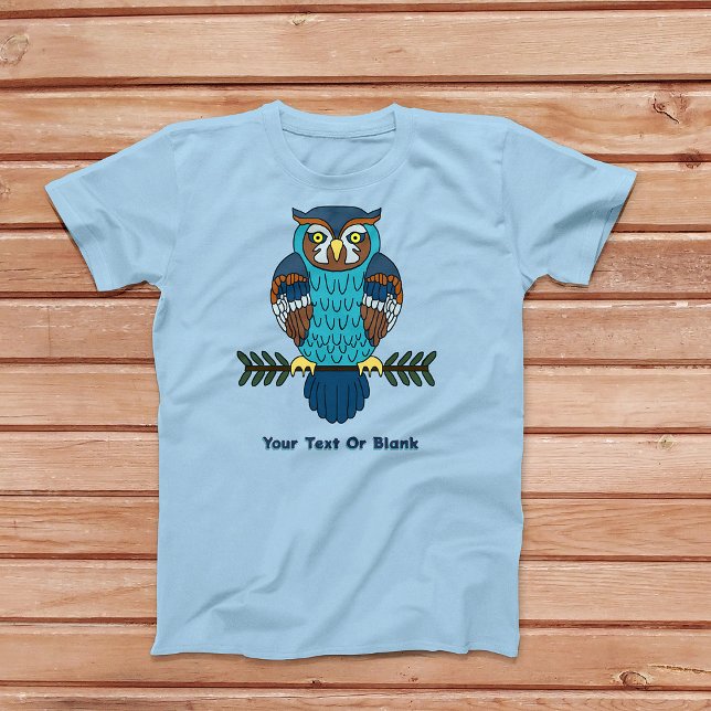 Camiseta Lechuza Nórdica de Arte Popular (Nordic Owl T-Shirt)