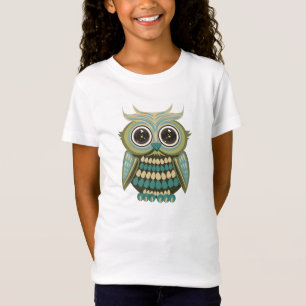 Camiseta Lechuza Ojo Estelar - Verde