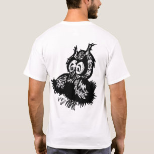 Camiseta Lechuza pequeña en la parte trasera / Logo de SH 
